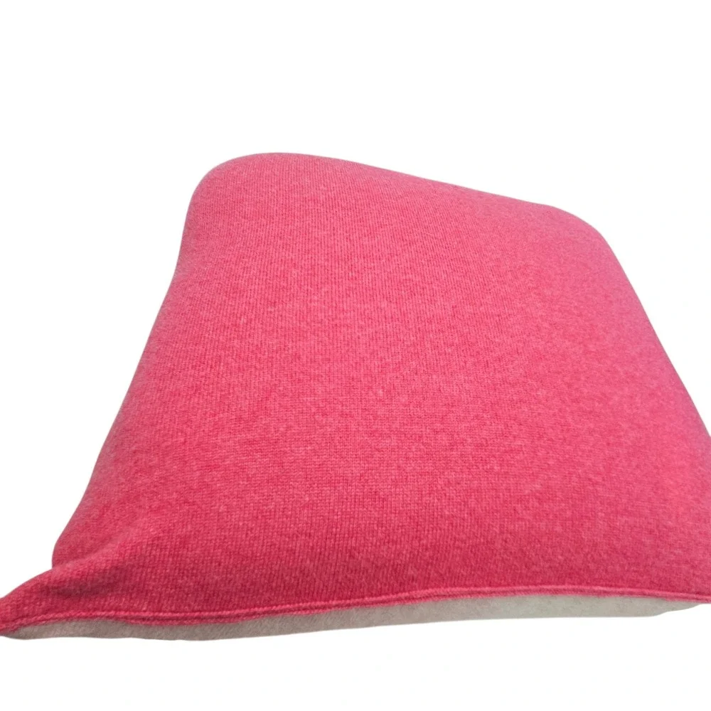 Rani Arabella Cashmere Throw Pillow LOVE Down‎ Italy Luxury 21x21 Pink Limited